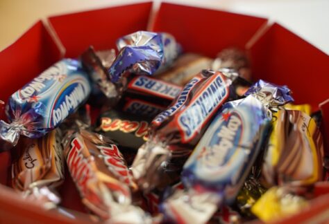 Bucket of candy