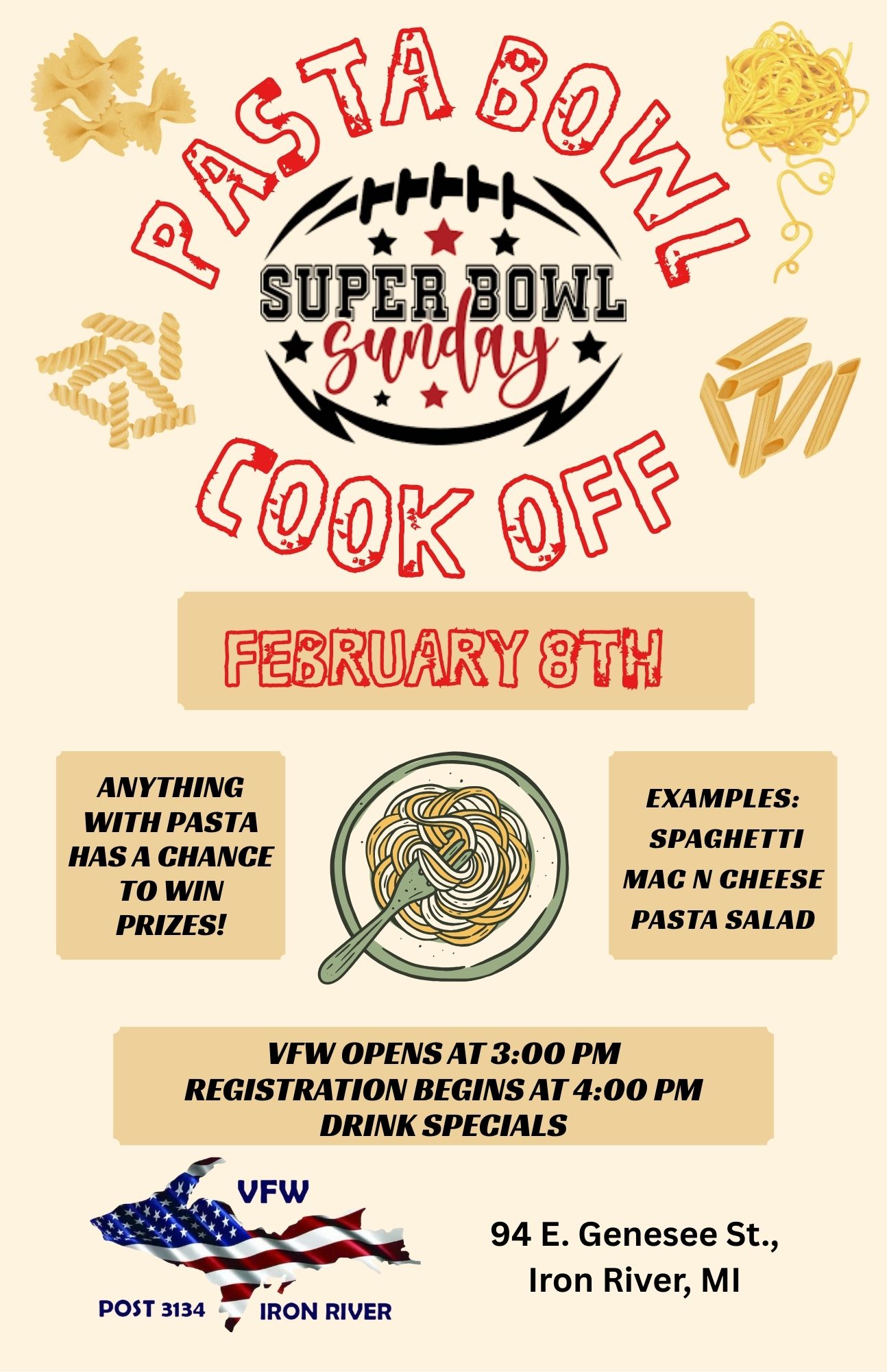 Pasta Bowl Cook Off - Iron County Economic Chamber Alliance