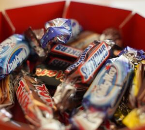 Bucket of candy